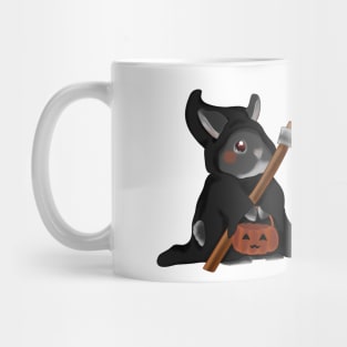 RIP Grim Reaper and Devil _ Bunniesmee Halloween Edition Mug